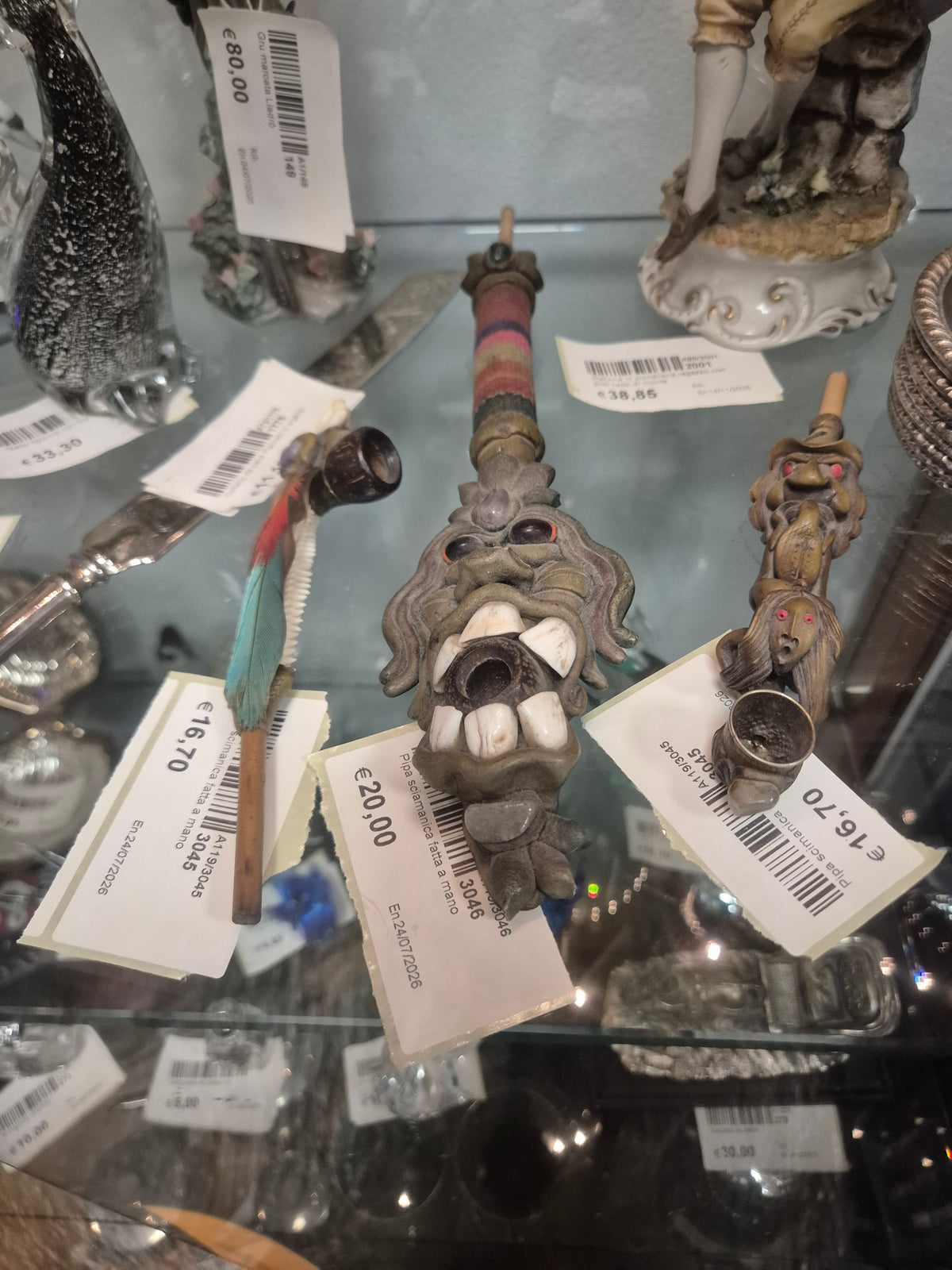 Pipe sciamaniche fatte a mano