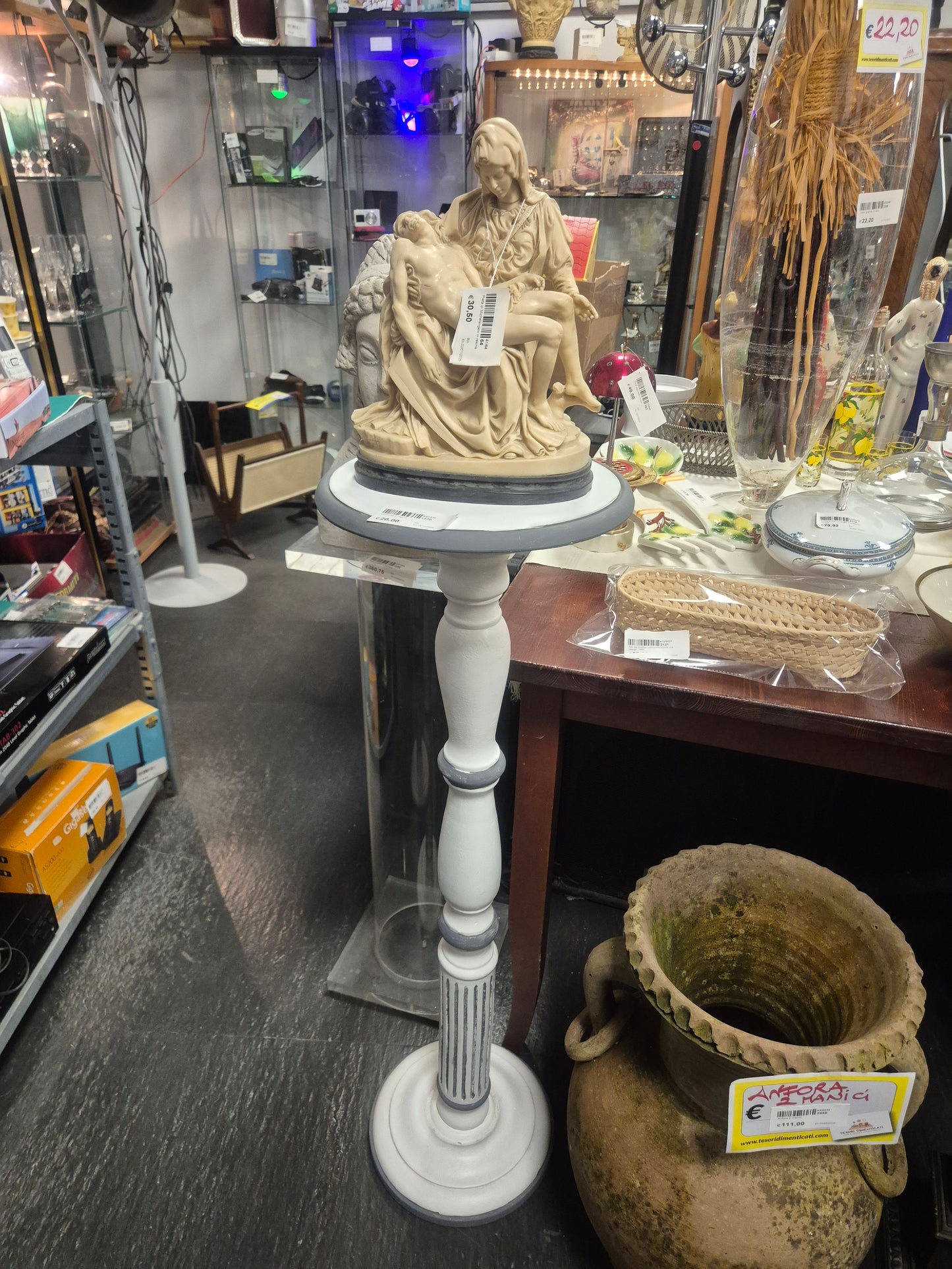 Colonna in legno