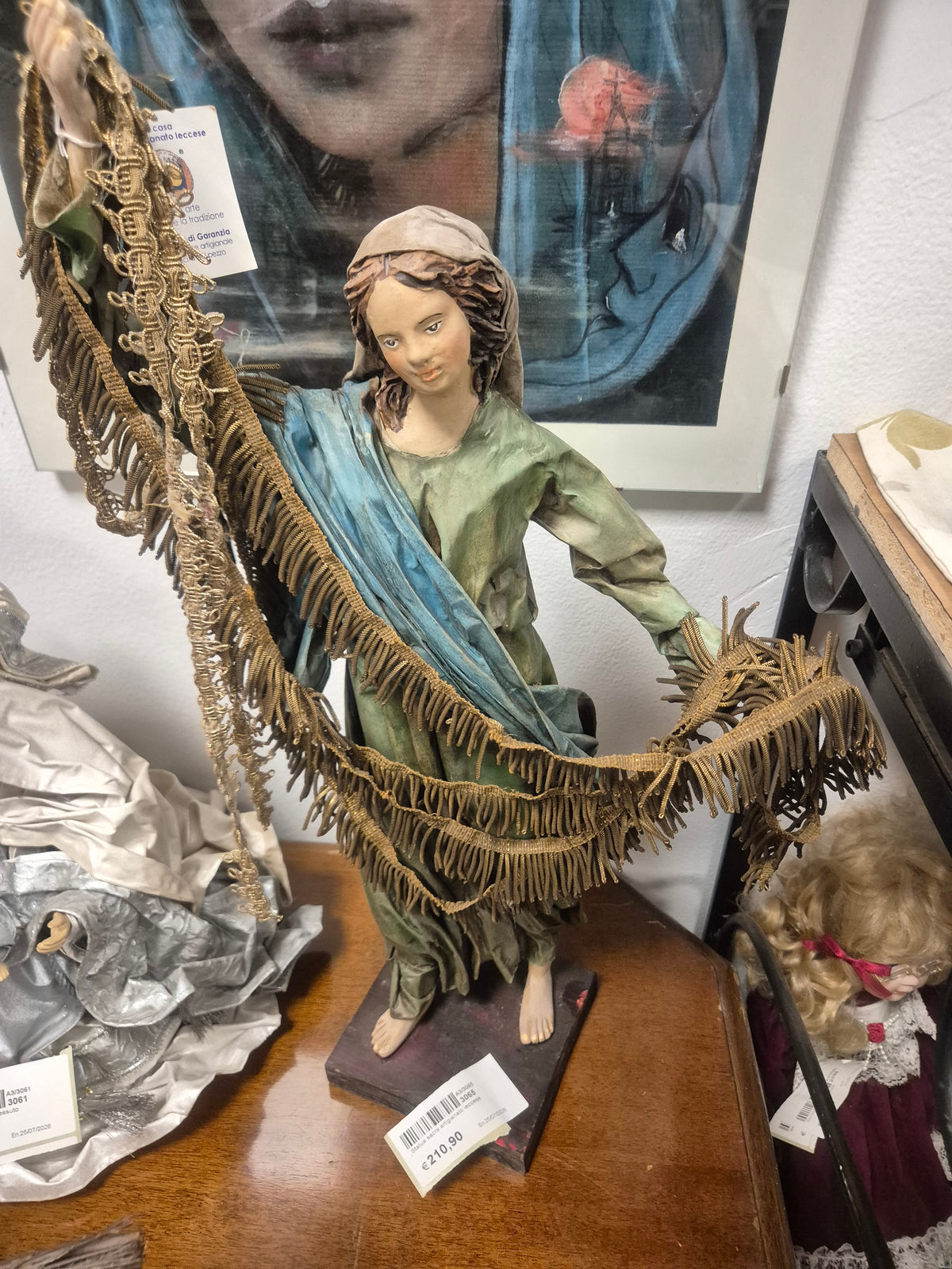 Statua sacra artigianale leccese.